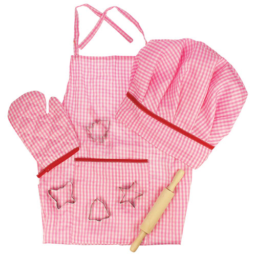 Ensemble de chef de Bigjigs Toys - Rose