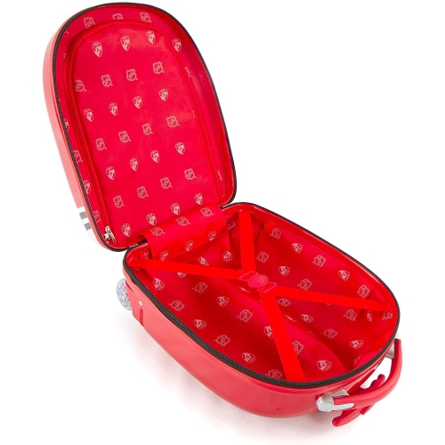 Valise rigide à roulettes Bulls de Chicago de NBA Basketball pour garçon - valise de 18 po