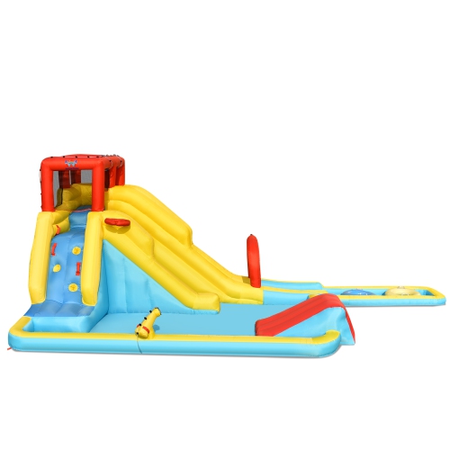 Topbuy Inflatable Water Slide Castle House Water Gun & Climbing Wall
