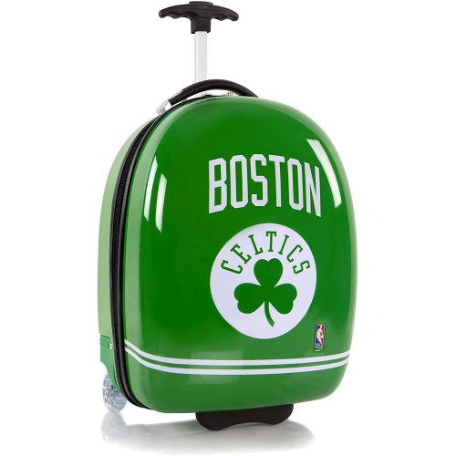 NBA Basketball Boston Celtics Hardside Carry-On Wheeled Luggage for Boys - 18" Suitcase