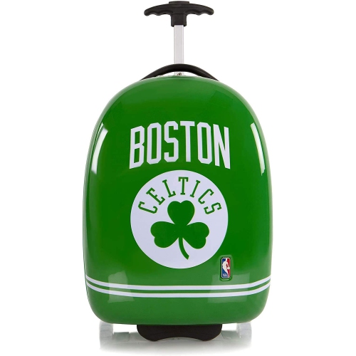 Bagage de cabine rigide à roulettes Boston Celtics de NBA Basketball pour garçon - valise de 18 po
