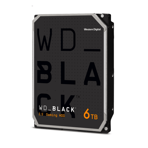 Western Digital WD_Black 6TB 7200 RPM SATA 6 Gb/s 128 MB Cache 3.5" Gaming Internal HDD