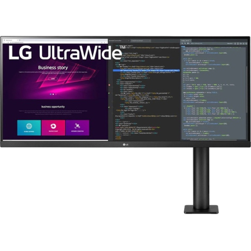 LG  34" Ultrawide Ergo Qhd Ips HDr Monitor With Freesync 34Wn780-B