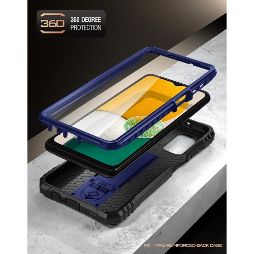 Poetic Revolution Series Case for Samsung Galaxy A13 5G, Full-Body Rugged Dual-Layer Shockproof Protective Cover with Kickst