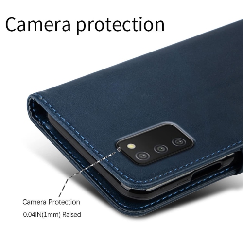 DMDMBATH Étui portefeuille A03S Samsung A03S étui portefeuille antichoc rabat magnétique rabat pliable fermoir protection Galaxy A03S Cove