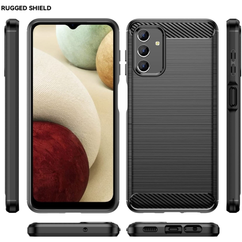 Étui MISIDE pour Galaxy A13 5G de Samsung avec protecteur d’écran pour Galaxy A13 5G de Samsung. Foyer au carbone 3-en-1 résistant aux égratignures