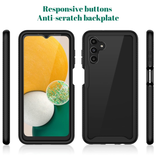 Étui SeacoCosmo pour Samsung A13 5G, protecteur d’écran intégré pour Galaxy A13 5G, protecteur antichoc, transparent, bleu