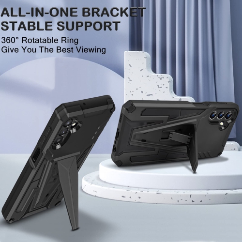 Étui robuste pour Galaxy A13 5G de Samsung, étui de protection de qualité militaire Armour en cas de chute avec béquille magnétique pour l’auto