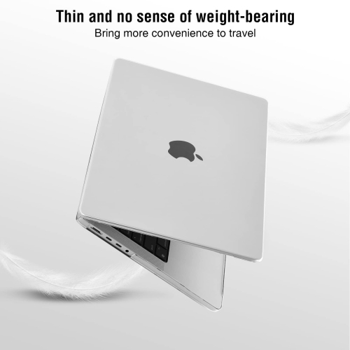 BlueSwan New Updated Compatible with MacBook Pro 16 inch Case 2021 2022 Model A2485 M1 Pro/Max Clip, Full Protection Plastic