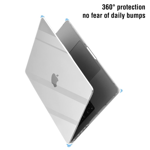 BlueSwan New Updated Compatible with MacBook Pro 16 inch Case 2021 2022 Model A2485 M1 Pro/Max Clip, Full Protection Plastic