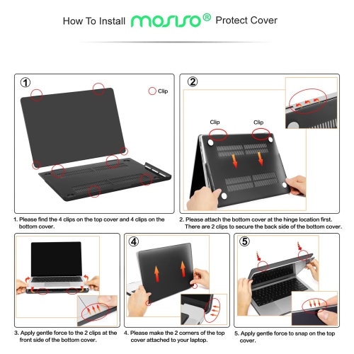 MOSISO Compatible with MacBook Pro 14 inch Case 2021 2022 Release A2442 with M1 Pro/Max Chip Touch ID, Sparkly Glitter Plast