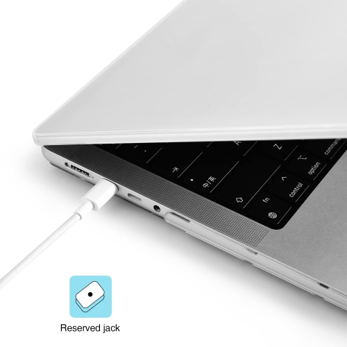 EooCoo Compatible for Newest MacBook Pro 14 Inch Case 2021 A2442 M1 Pro M1 Max Chip, Hard Case with Keyboard Cover, Screen P