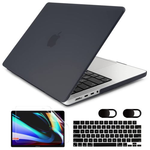 Modèle de lancement du MacBook Pro de 16 po 2022 2021 : A2485 M1 Pro/Max, étui rigide en plastique avec couverture-clavier et protecteur d'écran pour