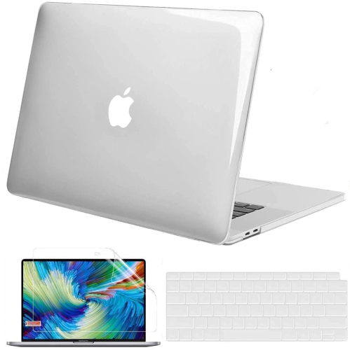 Étui RKINC compatible avec l’étui pour MacBook Pro de 14 po 2021 Release A2442 M1 Pro/M1 Max Plastic Shell Cover &