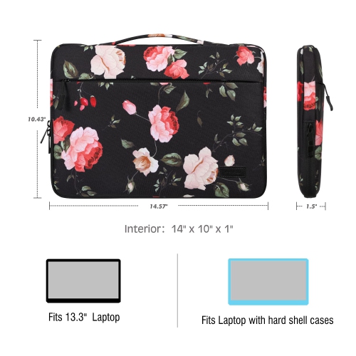 MoKo 13-13.3 Inch Laptop Sleeve Case Fit with Macbook Pro M1 Pro/M1 Max 14.2 2021/Pro 13",Galaxy Tab S8 Ultra 14.6", HP Dell