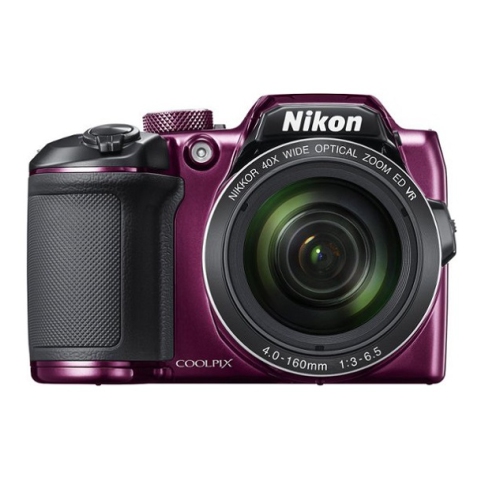 Nikon B500 16 MP Point & Shoot Digital Camera, Plum | Best Buy Canada