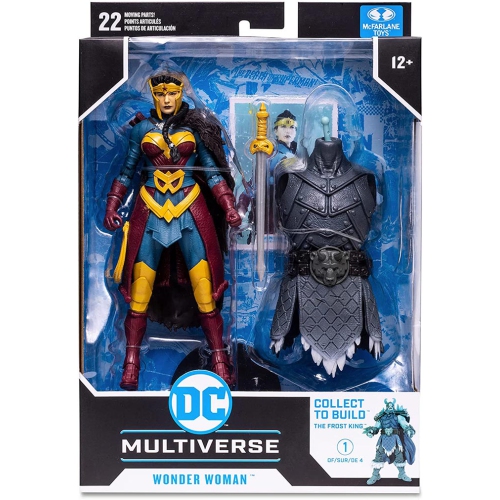 DC  Multiverse Comic 7 Inch Action Figure Endless Winter Baf Frost King - Wonder Woman