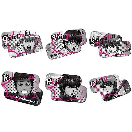XEBEC  Gintama - Pins Collection Ver.2 (Assorted) Gintoki Sakata, Shinpachi Shimura, Kagura, Isao Kondou, Toshiro Hijikata, Sougo Okita