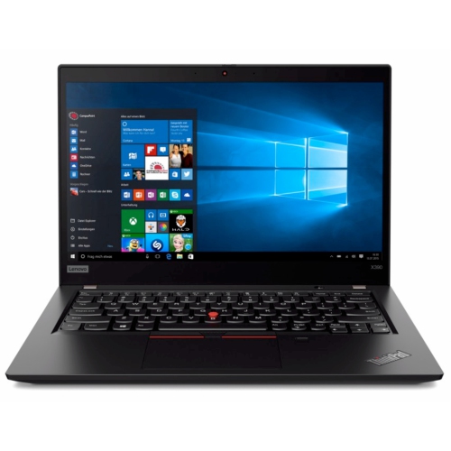 Lenovo ThinkPad X390 13.3" Laptop - Intel Core i5-8365U - 8GB RAM - 256GB SSD - Windows 10 Pro - Black - English by LENOVO - Refurbished condition - Image 2