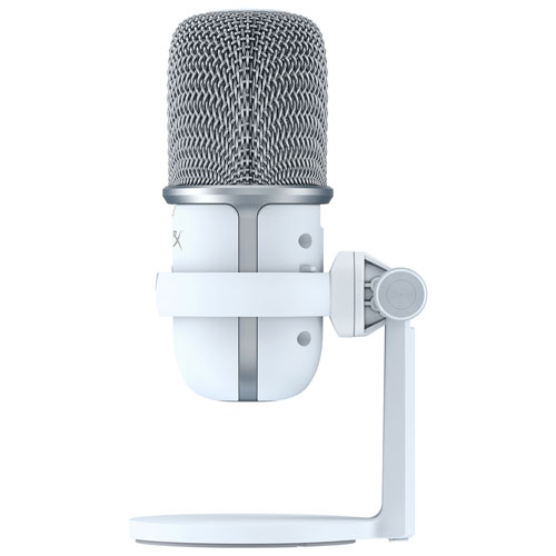 Microphone à condensateur USB pour le jeu SoloCast de HyperX - Blanc
