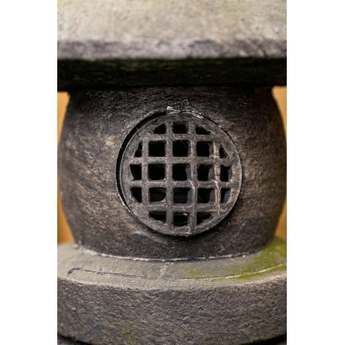 Hi-Line Gift Ltd Grey Stone Pagoda Lantern