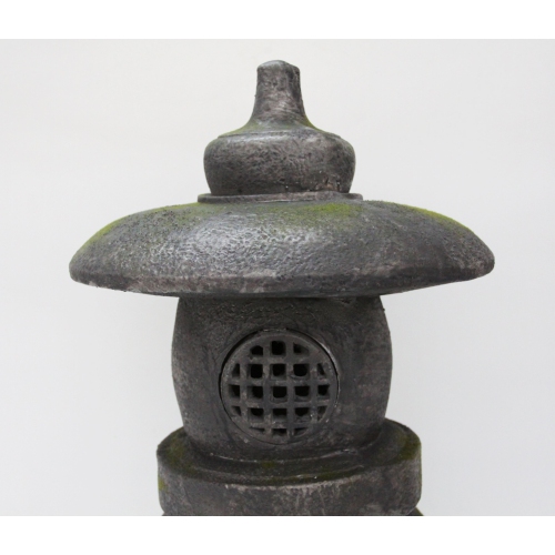 Hi-Line Gift Ltd Grey Stone Pagoda Lantern