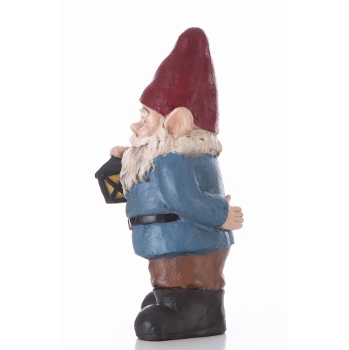 Hi-Line Gift Ltd Gnome Holding A Lantern