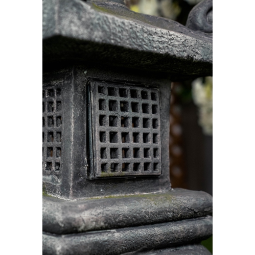 Hi-Line Gift Ltd 26In Grey Stone Lantern