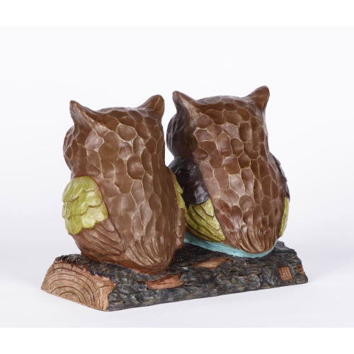 Hi-Line Gift Ltd Owl Couple with Welcome Sign