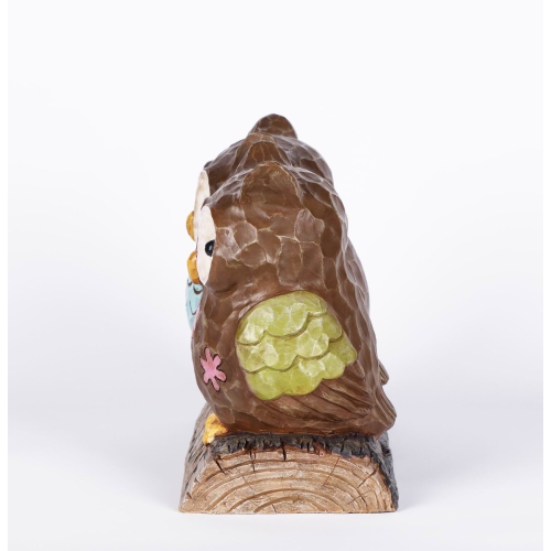 Hi-Line Gift Ltd Owl Couple with Welcome Sign