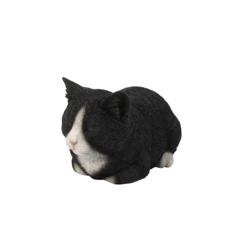 HI-LINE GIFT LTD  Black/white Cat Sleeping