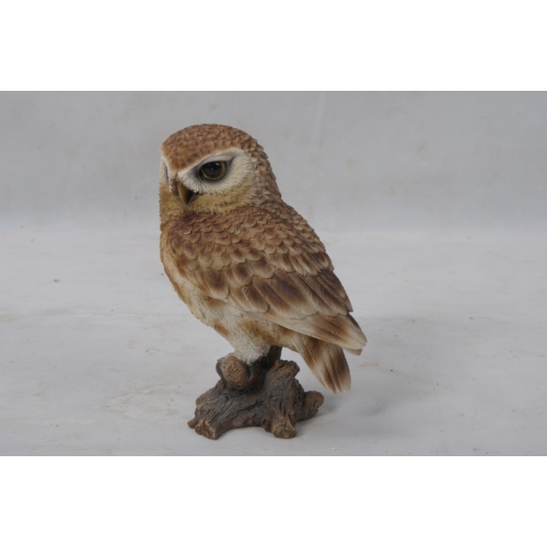 Hi-Line Gift Ltd Small Brown Owl On Stump