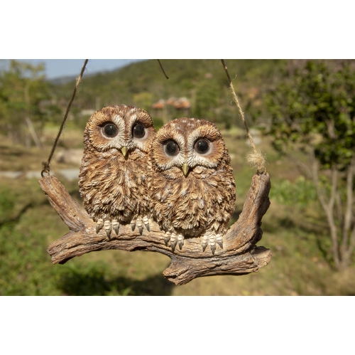 Hi-Line Gift Ltd Hanging Baby Owlets On A Branch