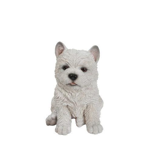 HI-LINE GIFT LTD  Terrier Puppy In White