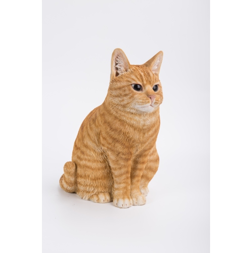 HI-LINE GIFT LTD  Mother Cat Carrying Kitten - Tabby In Orange