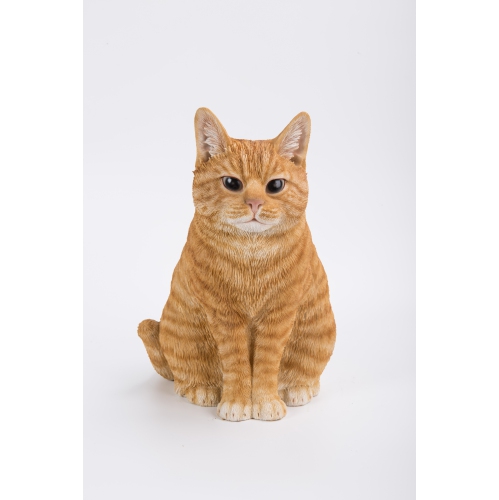 Hi-Line Gift Ltd Mother Cat Carrying Kitten - Orange Tabby