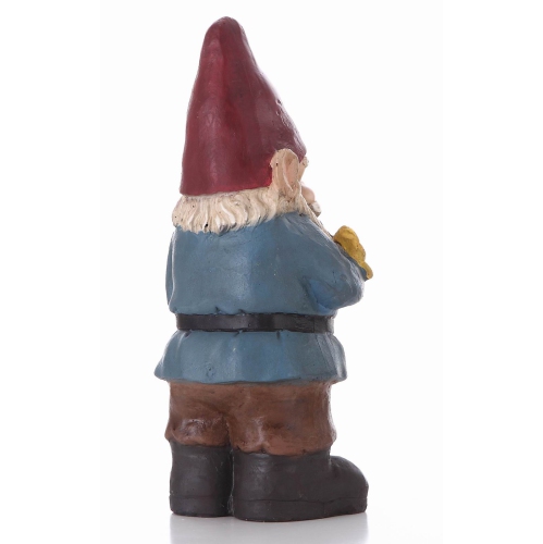 Hi-Line Gift Ltd Gnome Holding A Butterfly