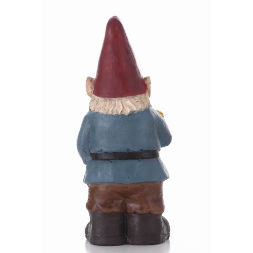 Hi-Line Gift Ltd Gnome Holding A Butterfly