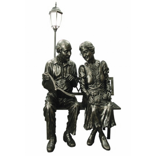 HI-LINE GIFT LTD  Old Couple Street Lamp
