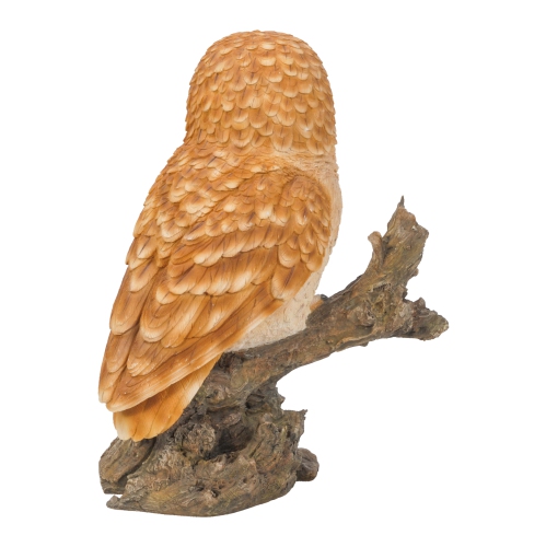 Hi-Line Gift Ltd Tawny Owl On Stump
