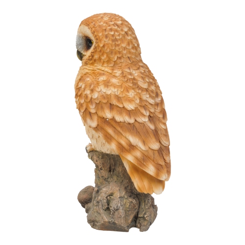Hi-Line Gift Ltd Tawny Owl On Stump