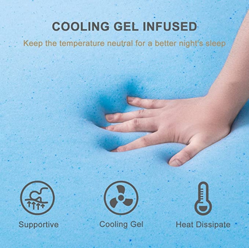 Ultraflex SERENITY- Orthopedic, Premium Smart Gel Infused Memory Foam, Eco-friendly Mattress with Waterproof Mattress Protector