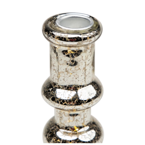 Set of 3 Golden Sparkles Battery Operated LED Lighted Candle Holders