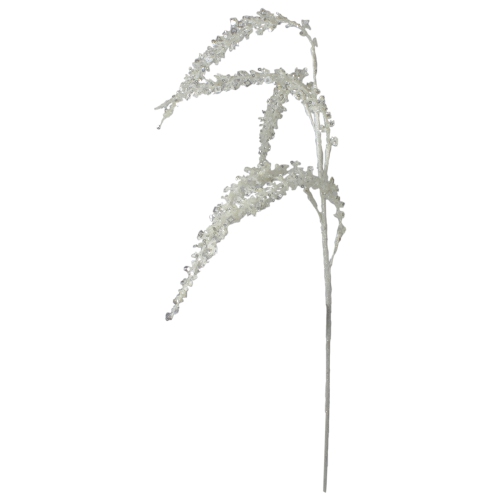 NORTHLIGHT  27" Sequins Weeping Artificial Pick In White