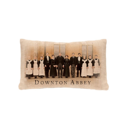 Coussin décoratif rectangulaire, « Downton Abbey », 20 po, fonte britannique