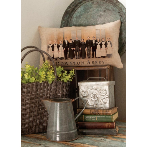 Coussin décoratif rectangulaire, « Downton Abbey », 20 po, fonte britannique