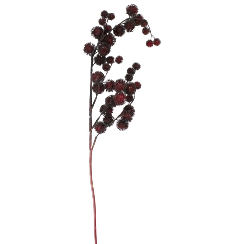 NORTHLIGHT  41" Pine Ball Artificial Christmas Spray In Red