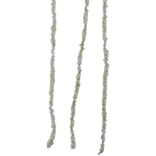 25" Artificial Ivory Beaded Weeping Twig Christmas Spray