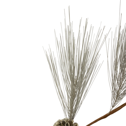 40" Brown and Gray Long Needle Pine Cone Artificial Christmas Spray