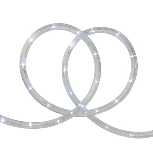 96' White LED Flexible Christmas Rope Light